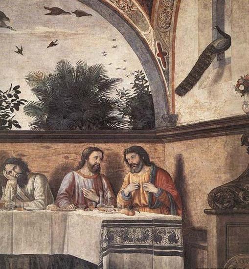 Last Supper detail, GHIRLANDAIO, Domenico